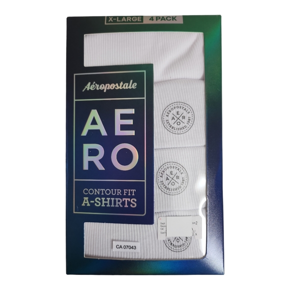 AEROPOSTALE Men's Tank Tops Undershirts Contour Fit 4 Pack - Picture 1 of 10
